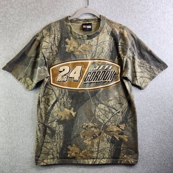 Vintage Jeff Gordon Shirt Mens L Realtree Camo Chase Authentics Faded Racing - Picture 11 of 11